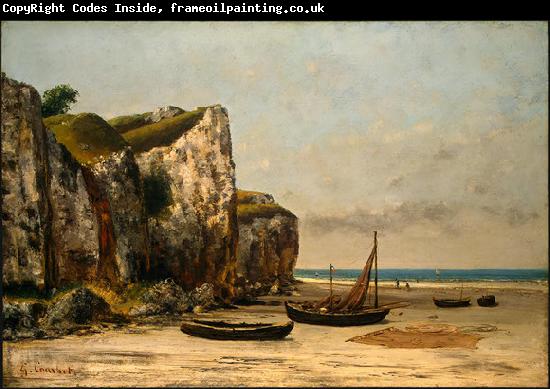 Gustave Courbet Beach in Normandy